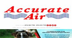 Desktop Screenshot of accurateairtx.com